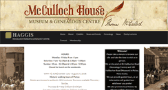 Desktop Screenshot of mccullochcentre.ca